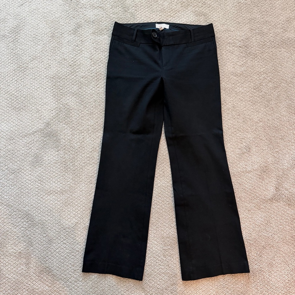 Banana Republic Black Jackson Fit Trousers, Size 8